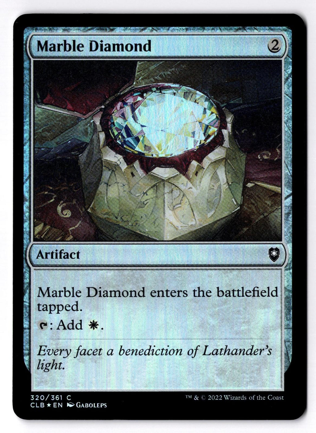 Marble Diamond 320 Magic: The Gathering Foil LP