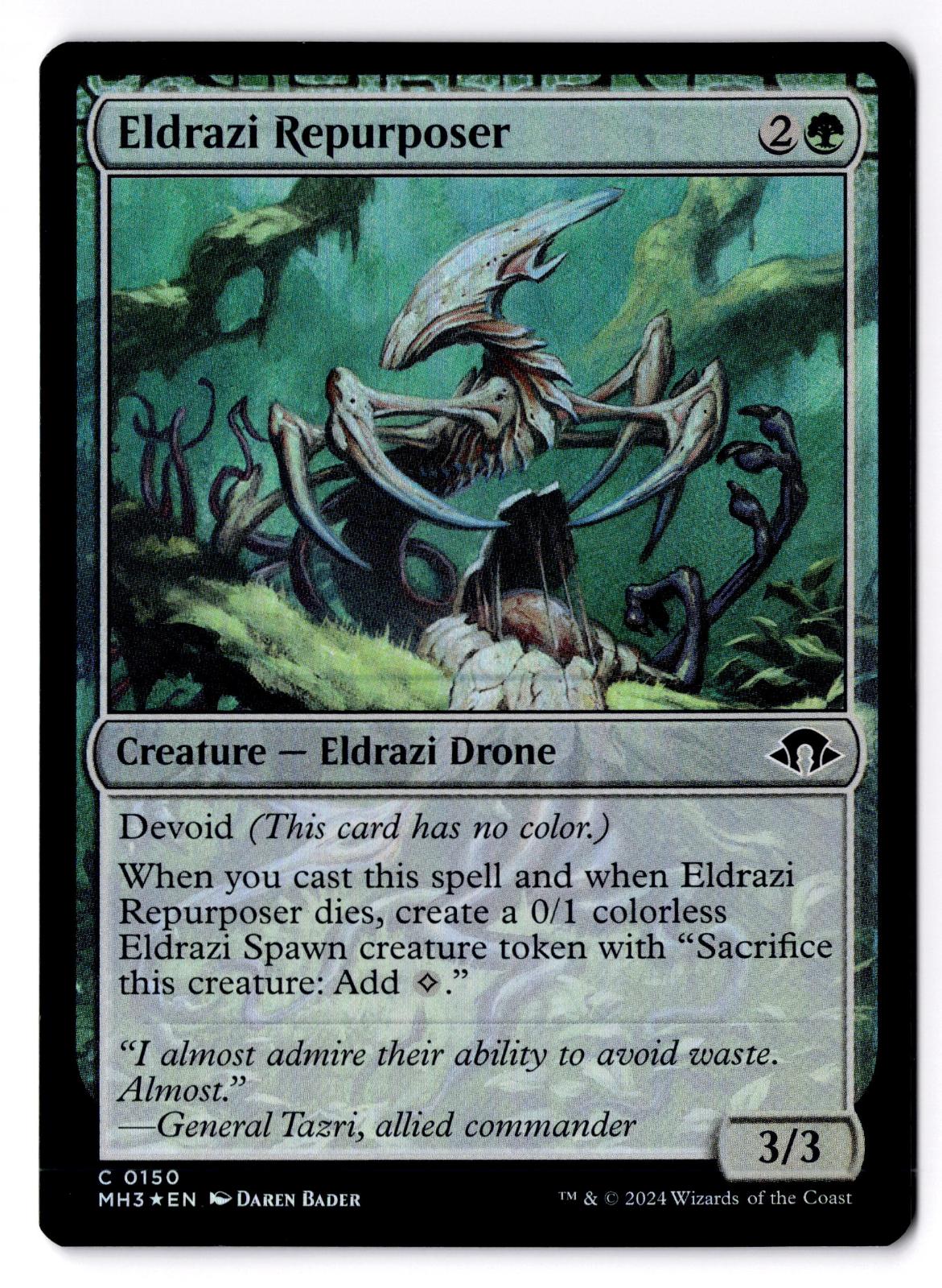 Eldrazi Repurposer 150 Common Modern Horizons 3 Magic: The Gathering Foil LP
