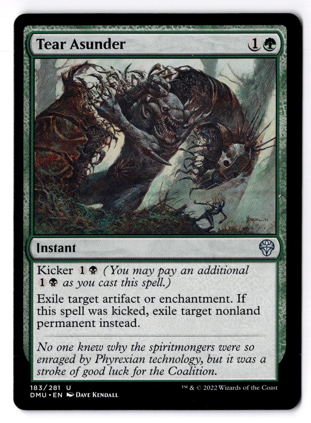 Tear Asunder 183 Uncommon Dominaria United Magic: The Gathering Lightly Played