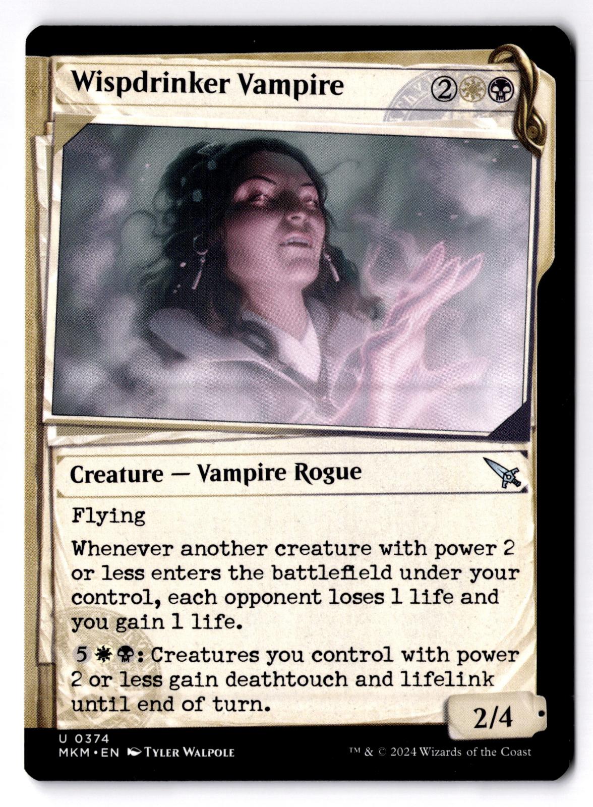 Wispdrinker Vampire (Showcase) 374 Magic: The Gathering LP