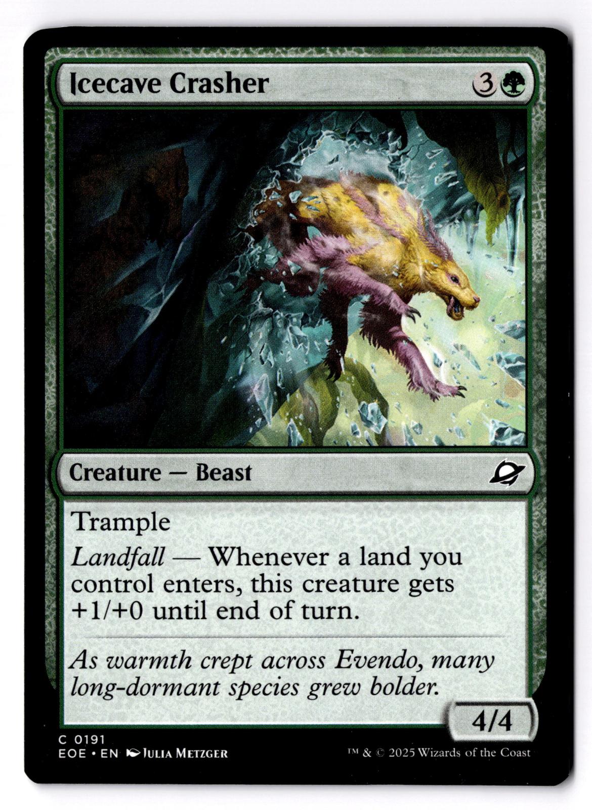 Icecave Crasher 191 Common Edge of Eternities Magic: The Gathering MP