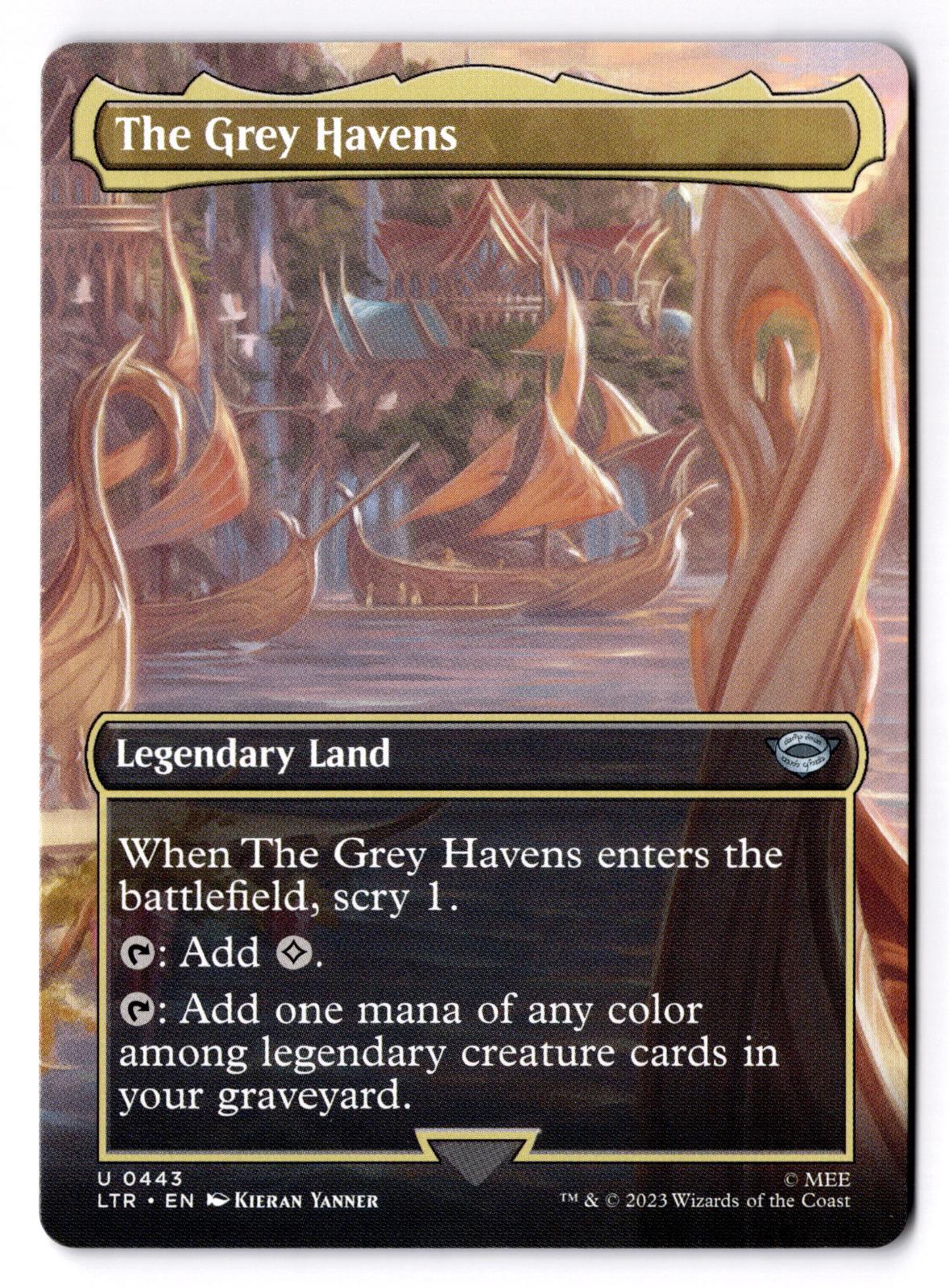 The Grey Havens (Borderless) 443 Magic: The Gathering LP