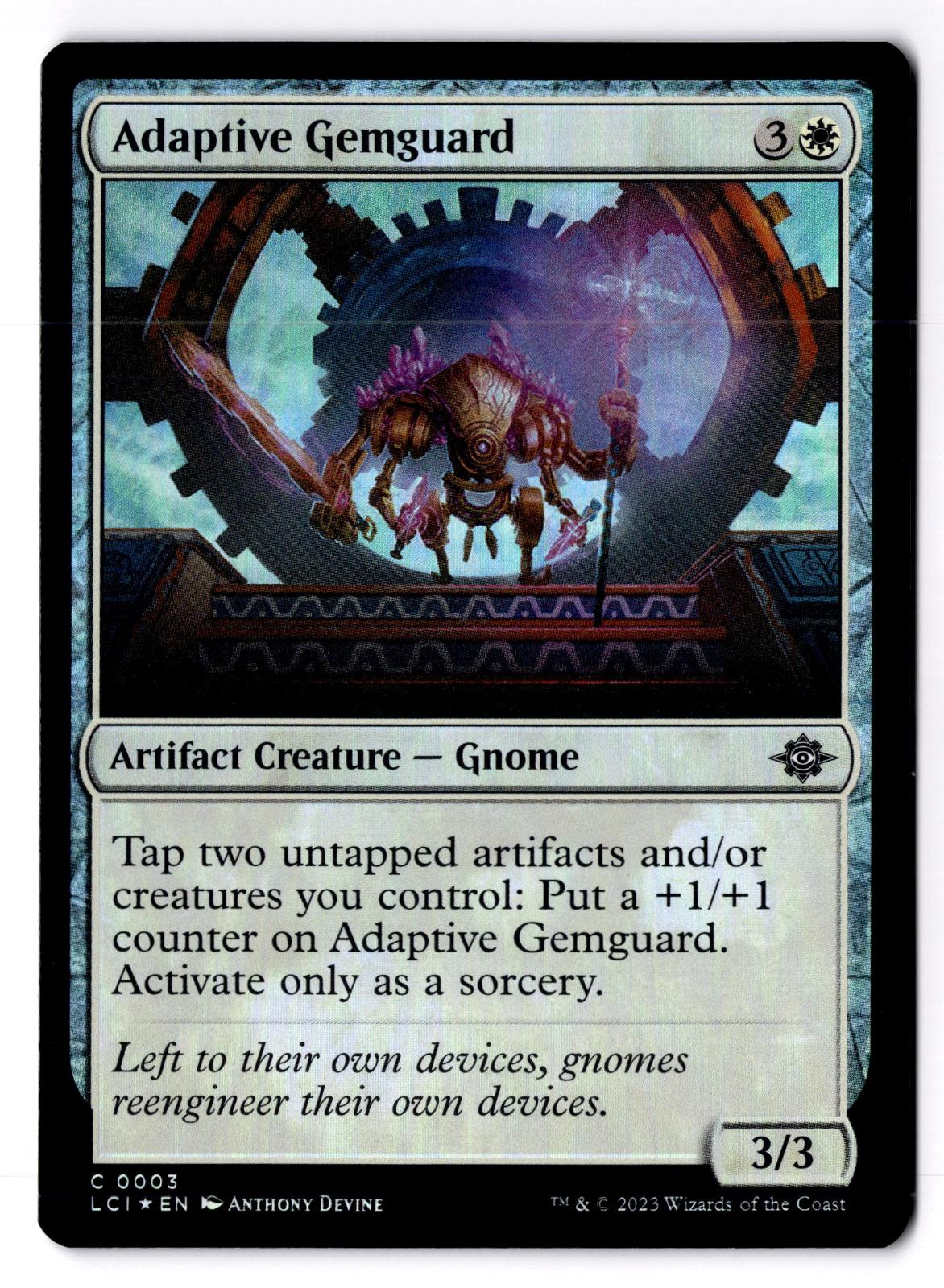 Adaptive Gemguard 3 The Lost Caverns of Ixalan Magic: The Gathering Foil LP