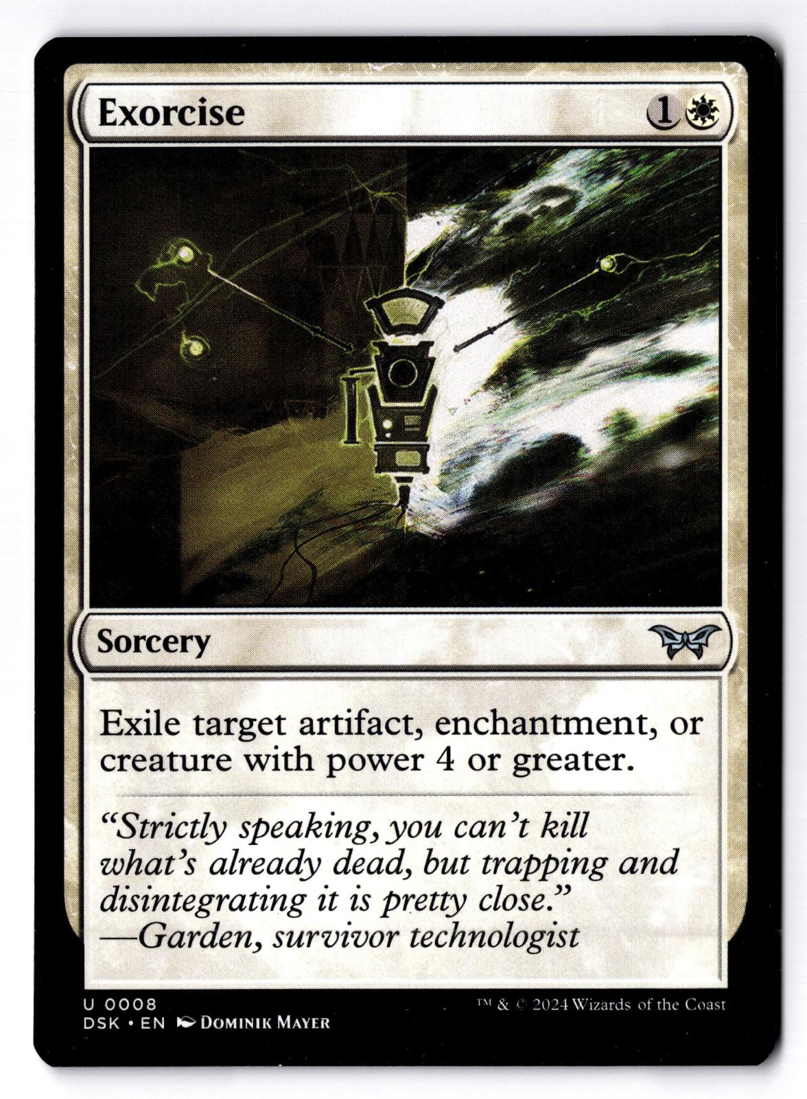 Exorcise 8 Uncommon Duskmourn: House of Horror Magic: The Gathering LP