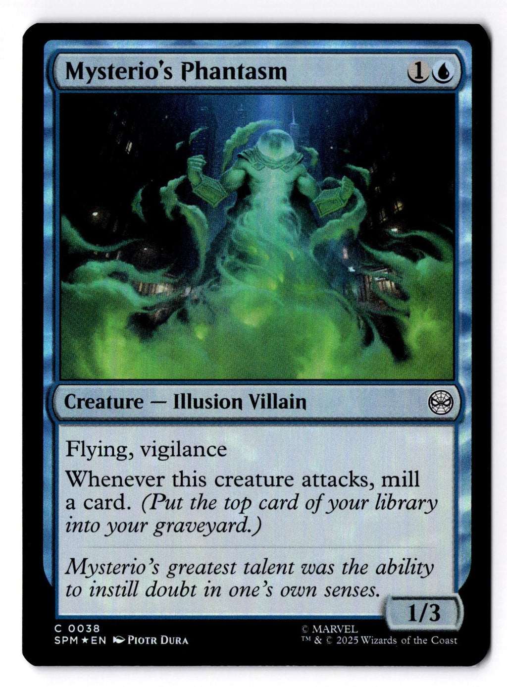 Mysterio's Phantasm 38 Common Marvel's Spider-Man Magic: The Gathering Foil LP