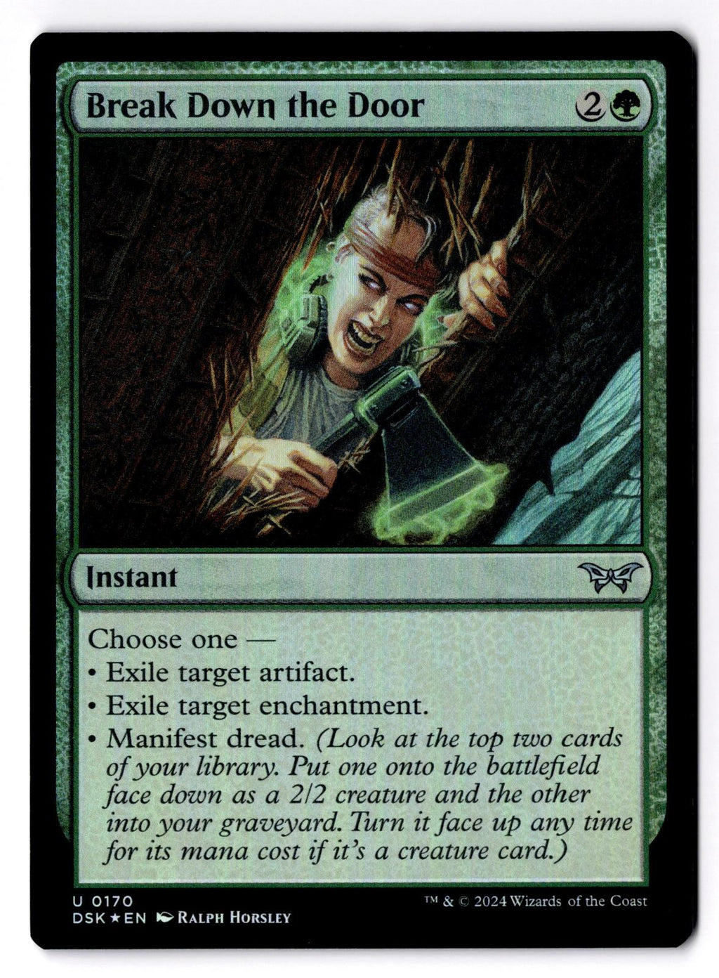 Break Down the Door 170 Duskmourn: House of Horror Magic: The Gathering Foil LP
