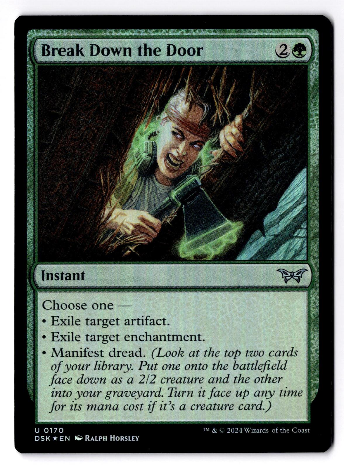 Break Down the Door 170 Duskmourn: House of Horror Magic: The Gathering Foil LP