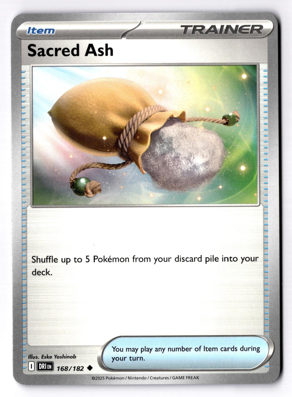 Sacred Ash 168/182 Uncommon Destined Rivals Pokemon Near Mint