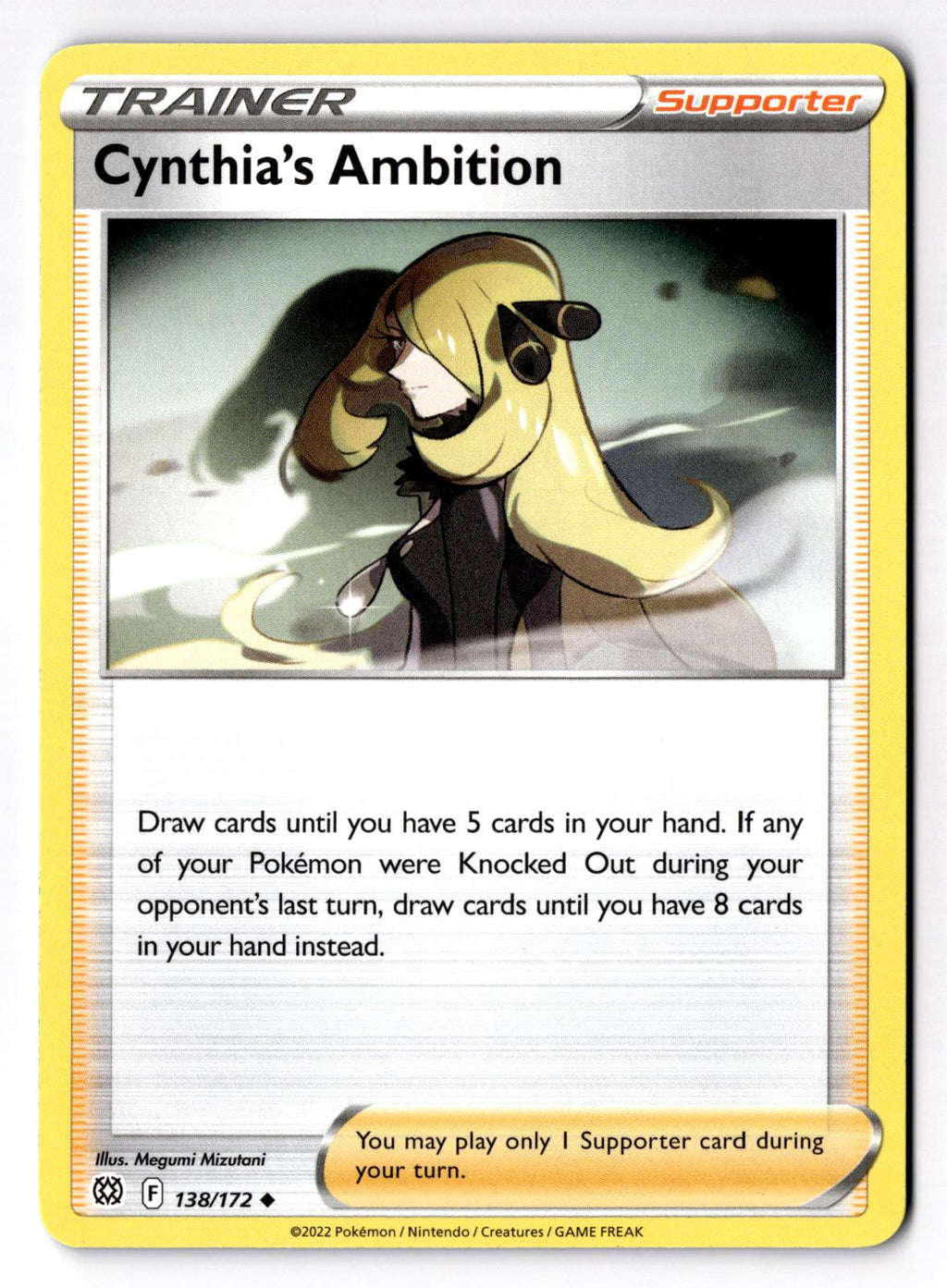 Cynthia's Ambition 138/172 Uncommon Brilliant Stars Pokemon Lightly Played