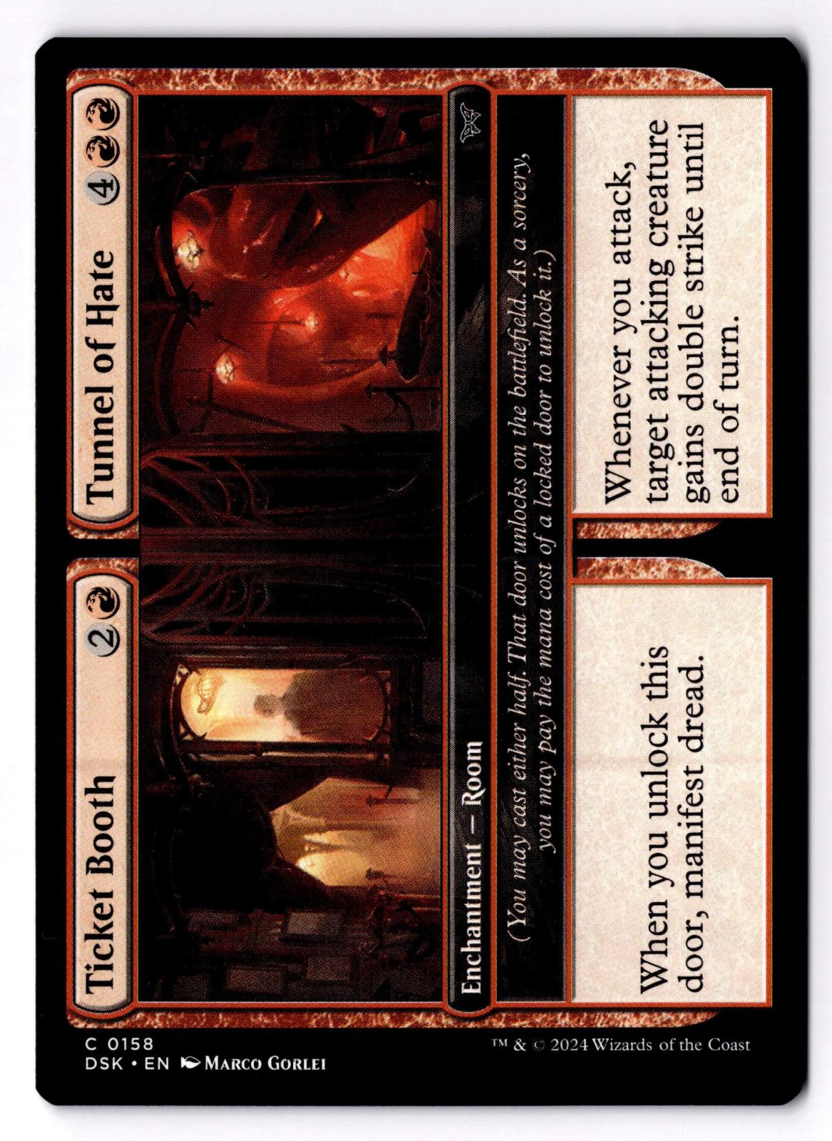 Ticket Booth // Tunnel of Hate 158 Magic: The Gathering LP