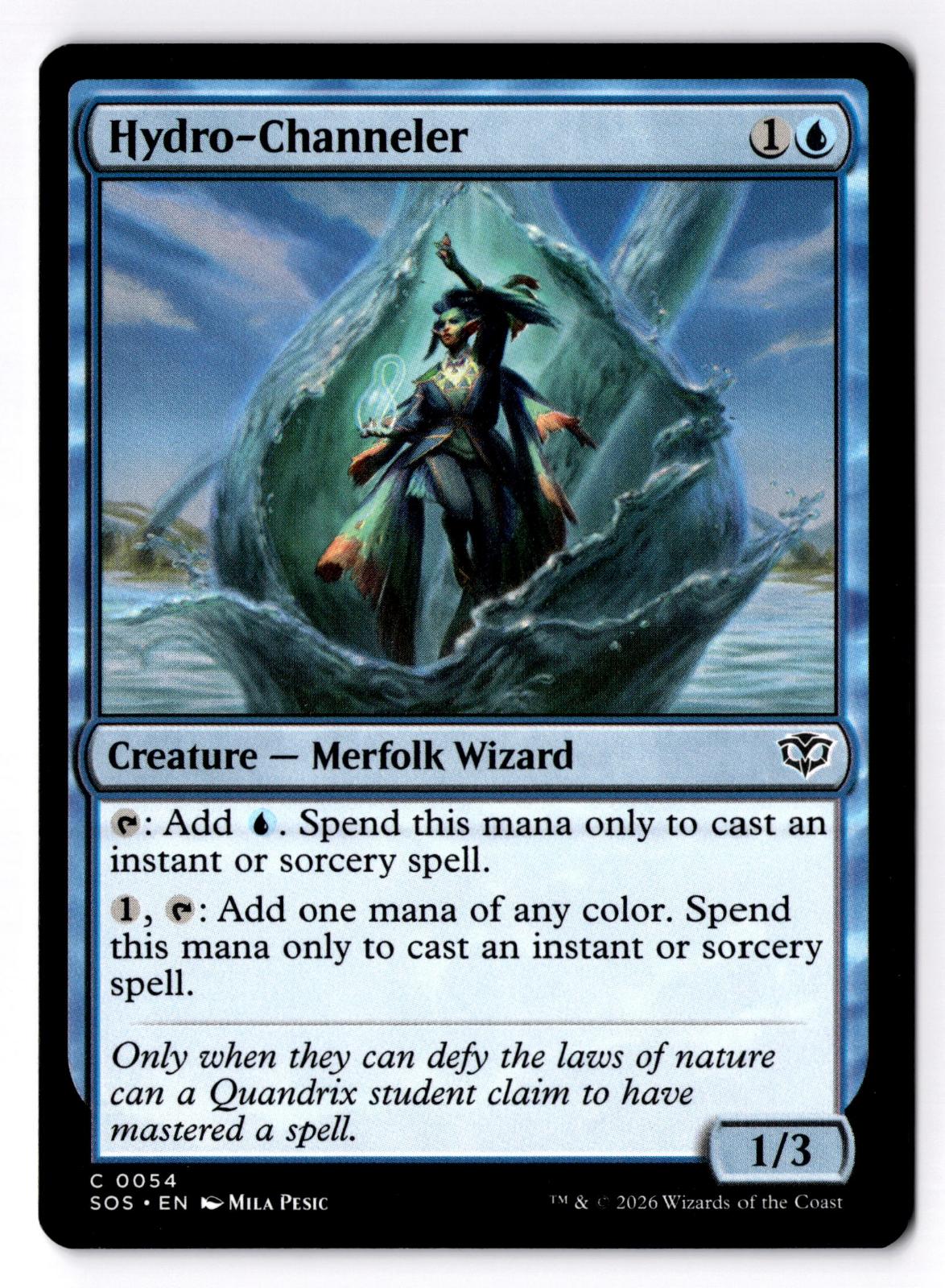 Hydro-Channeler 54 Common Secrets of Strixhaven Magic: The Gathering LP
