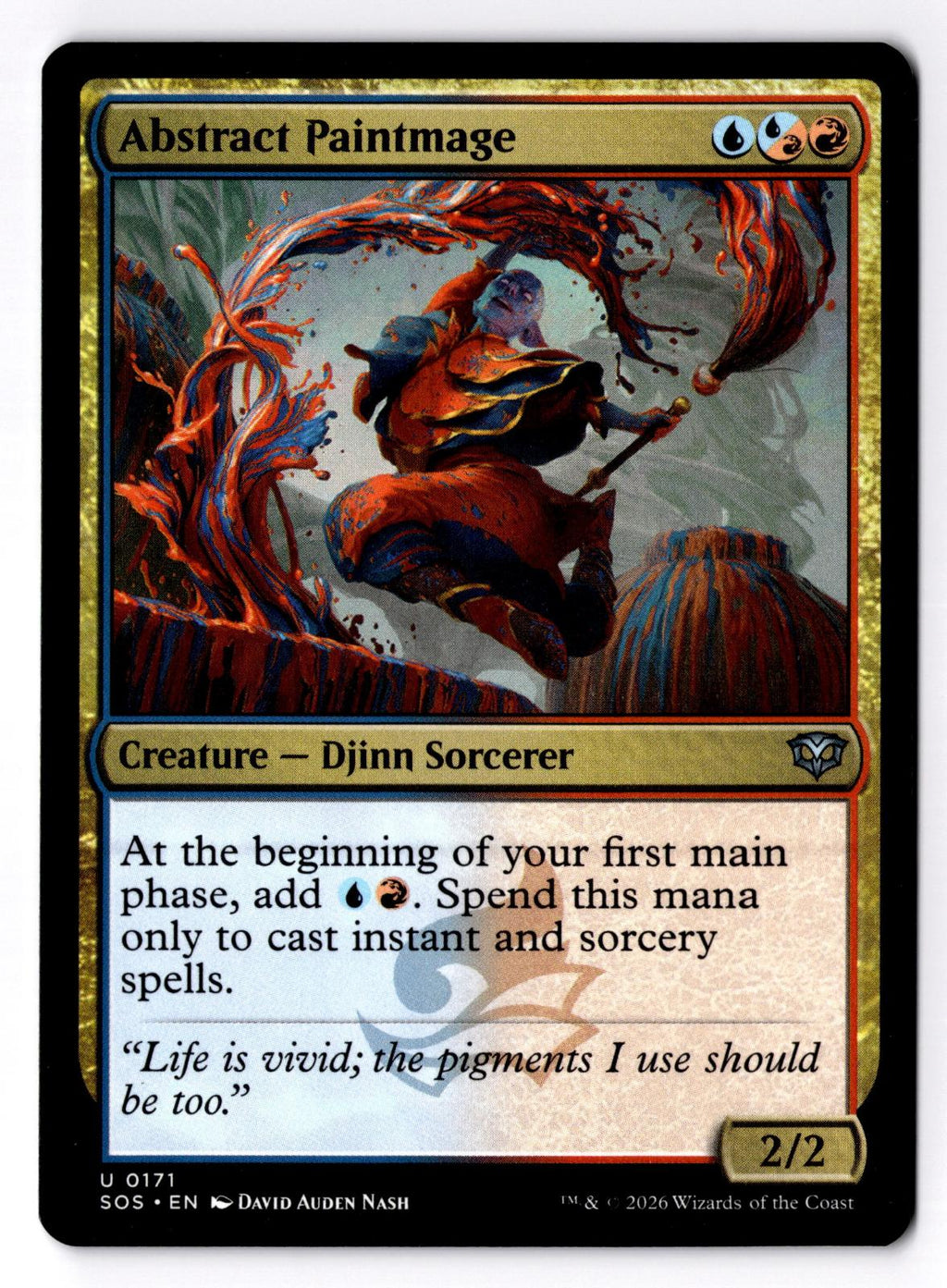 Abstract Paintmage 171 Uncommon Secrets of Strixhaven Magic: The Gathering LP