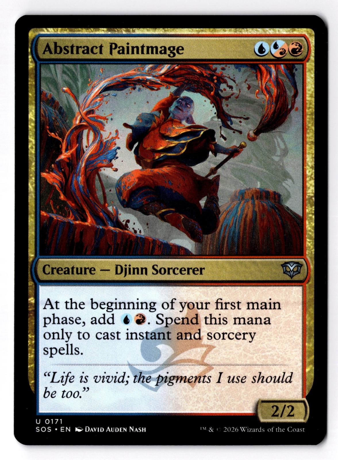 Abstract Paintmage 171 Uncommon Secrets of Strixhaven Magic: The Gathering LP