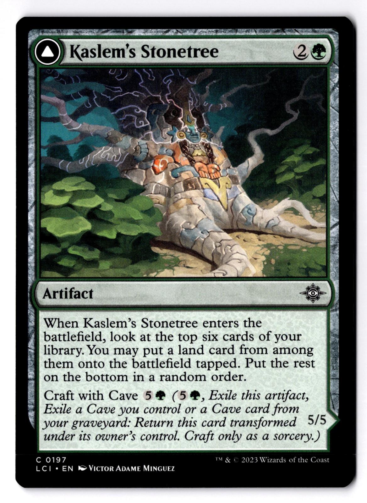 Kaslem's Stonetree 197 Common The Lost Caverns of Ixalan Magic: The Gathering LP