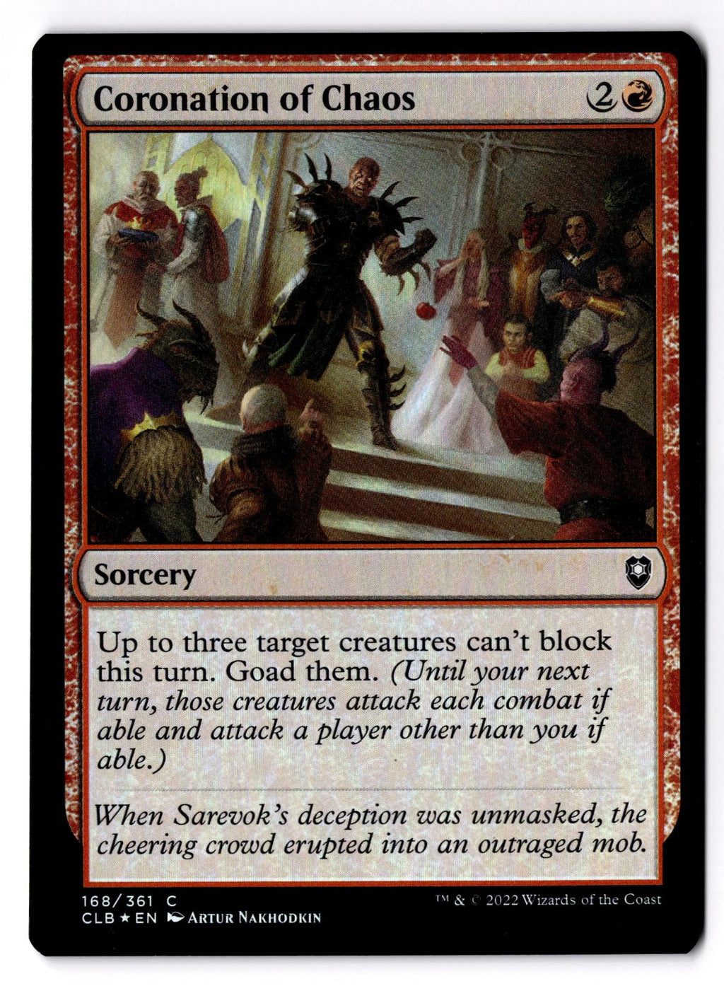 Coronation of Chaos 168 Magic: The Gathering Foil LP
