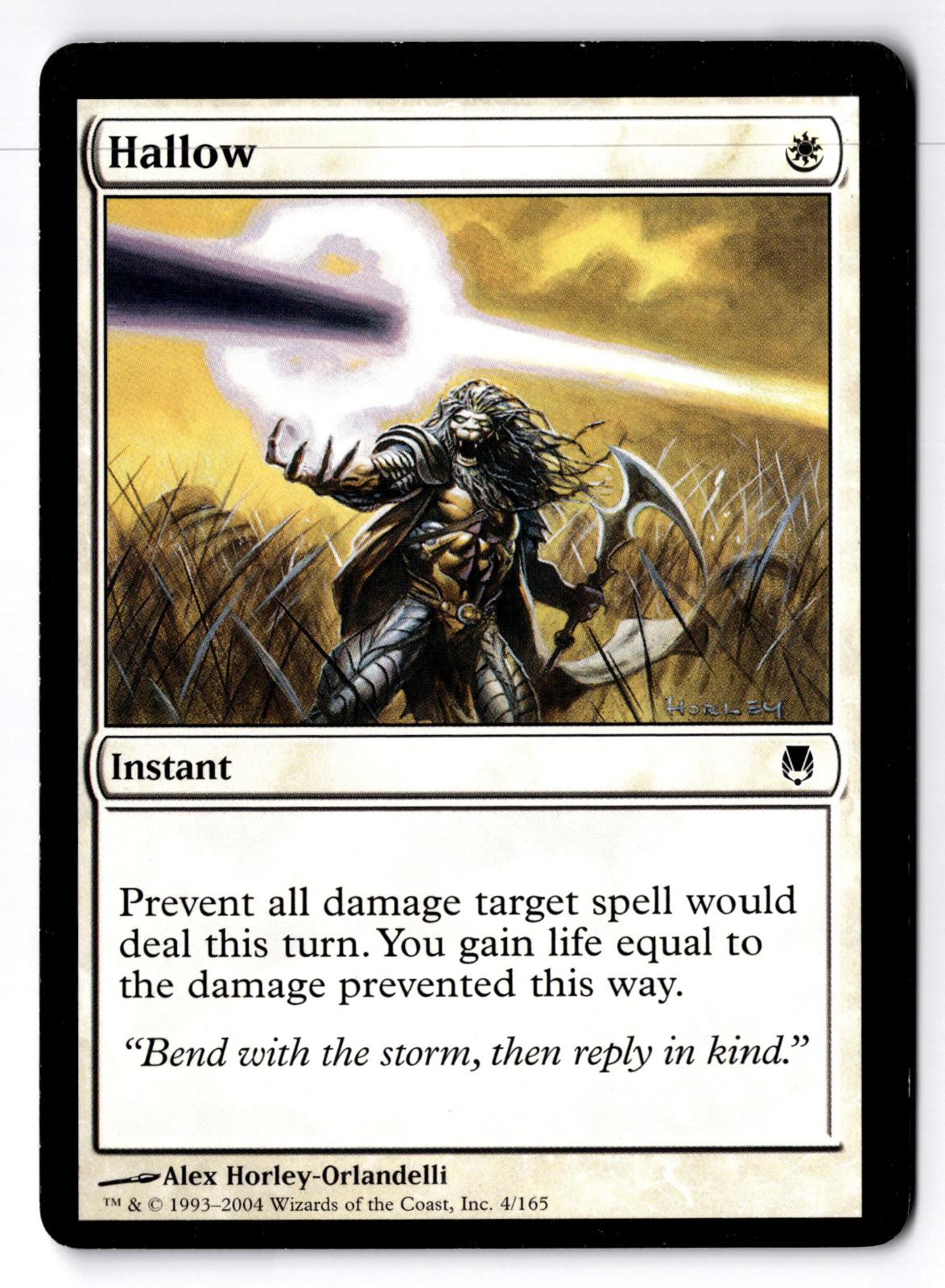 Hallow 4 Common Darksteel Magic: The Gathering Moderately Played
