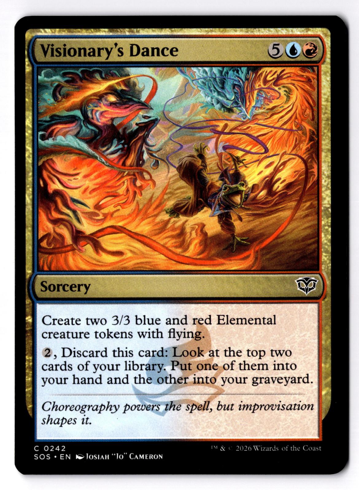 Visionary's Dance 242 Common Secrets of Strixhaven Magic: The Gathering LP