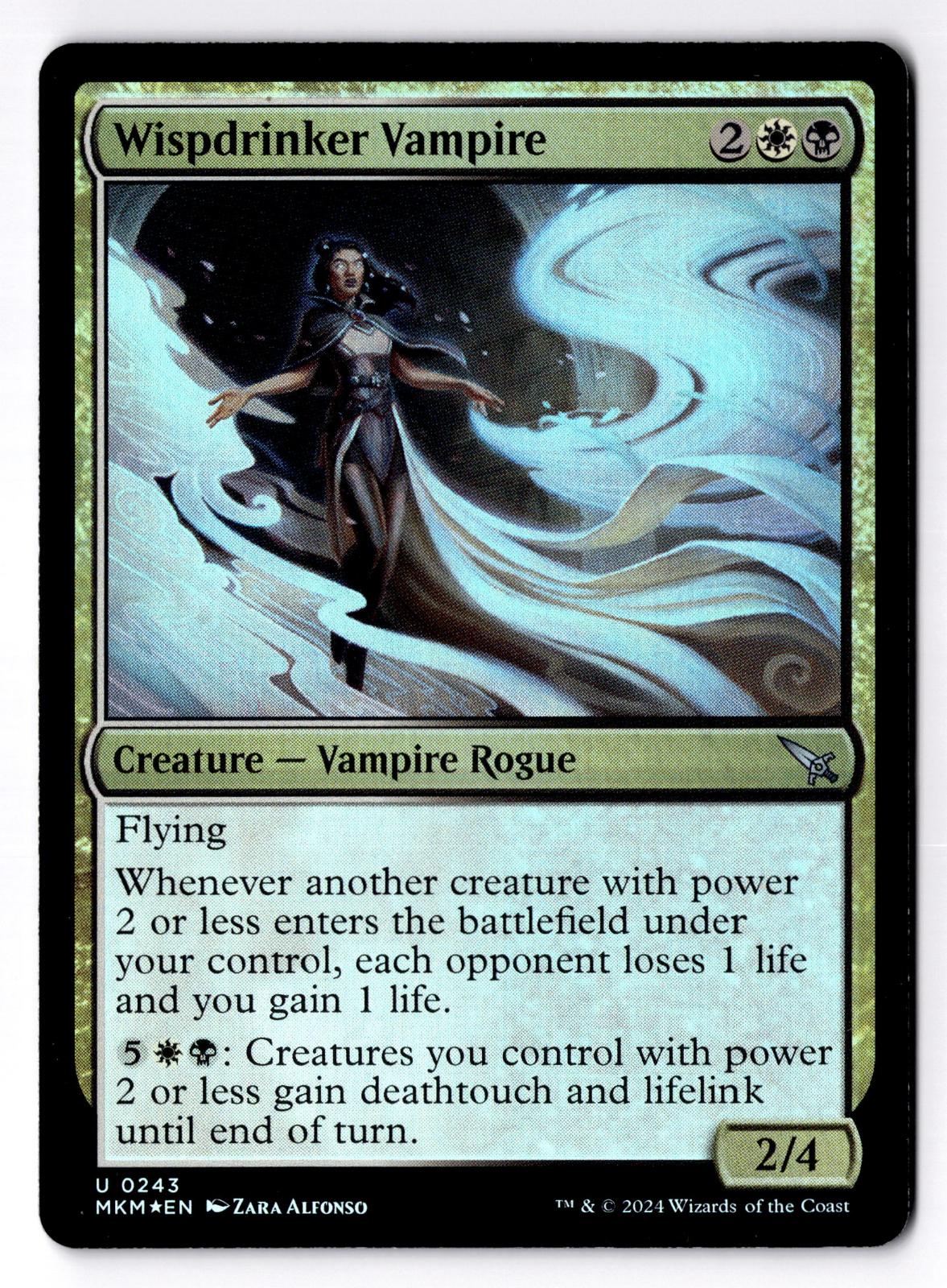 Wispdrinker Vampire 243 Murders at Karlov Manor Magic: The Gathering Foil LP
