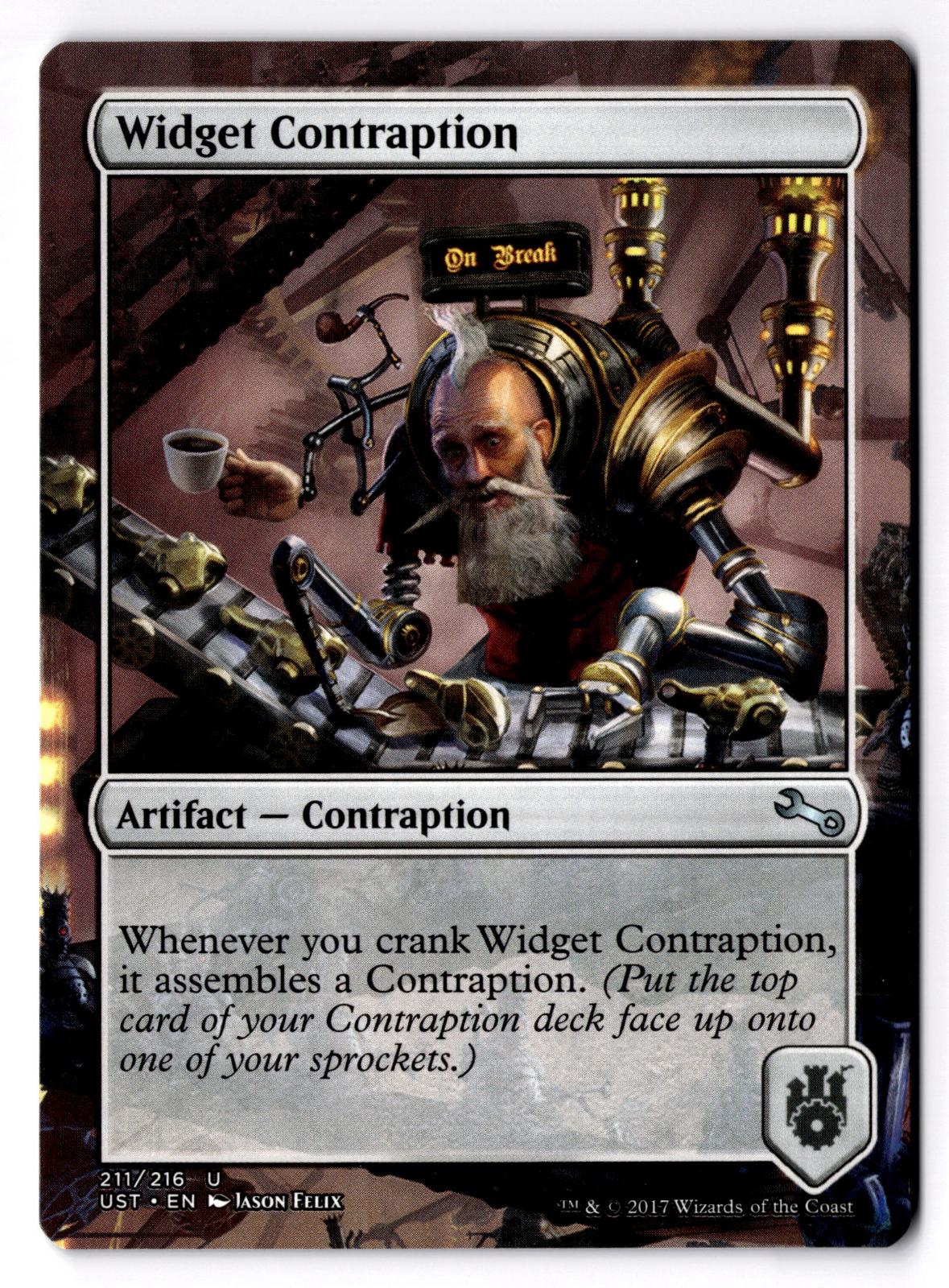 Widget Contraption 211 Uncommon Unstable Magic: The Gathering Lightly Played