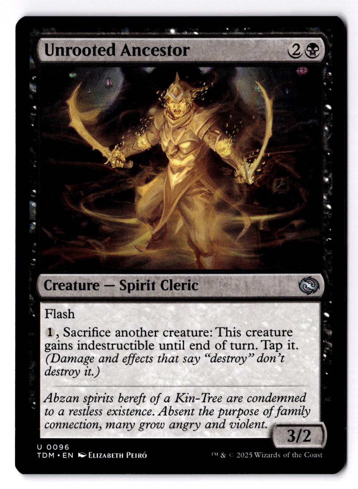 Unrooted Ancestor 96 Uncommon Tarkir: Dragonstorm Magic: The Gathering LP