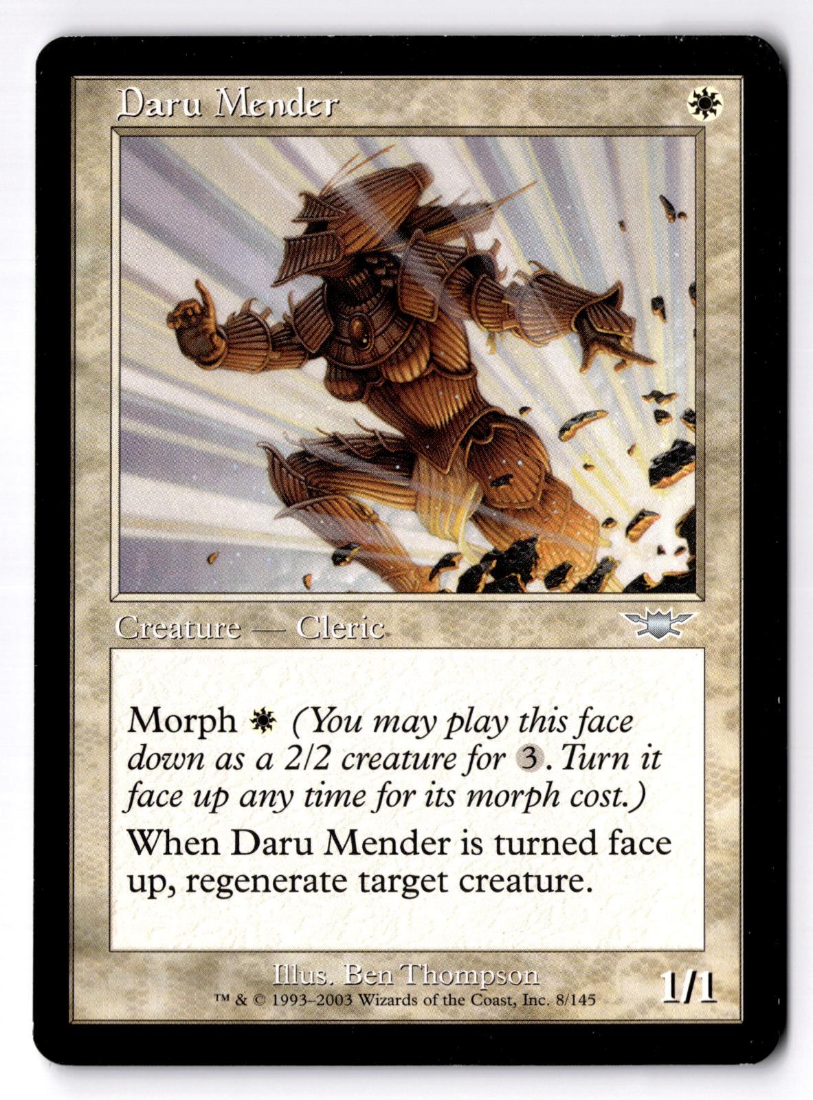 Daru Mender 8 Uncommon Legions Magic: The Gathering Moderately Played