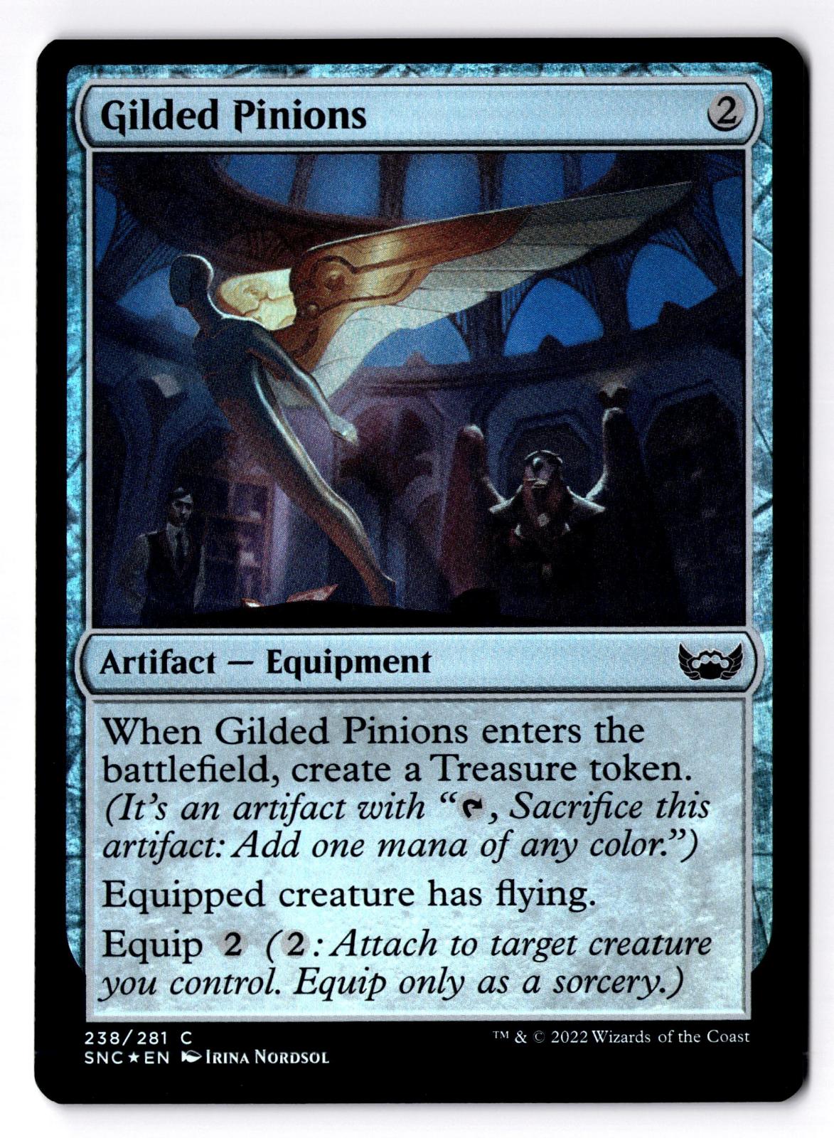 Gilded Pinions 238 Common Streets of New Capenna Magic: The Gathering Foil LP