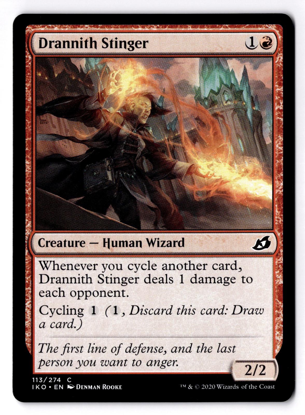 Drannith Stinger 113 Common Ikoria: Lair of Behemoths Magic: The Gathering LP