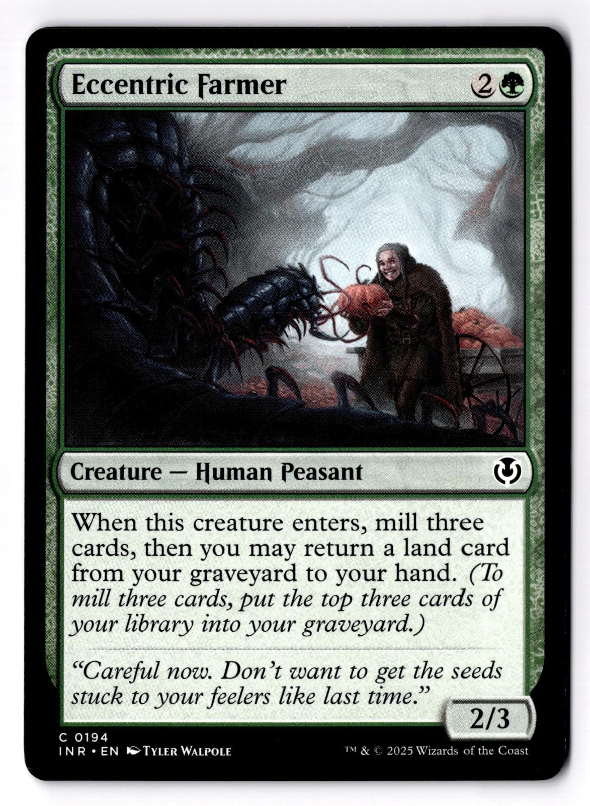 Eccentric Farmer 194 Common Innistrad Remastered Magic: The Gathering LP