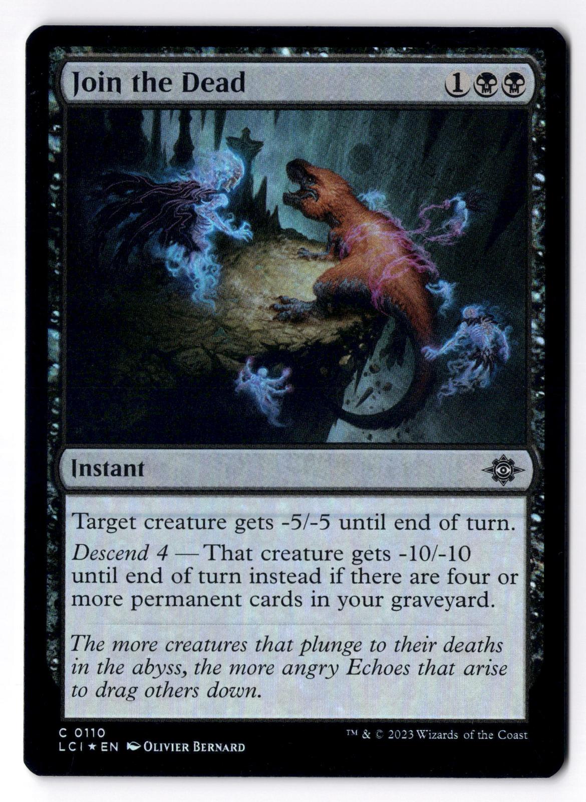 Join the Dead 110 Common The Lost Caverns of Ixalan Magic: The Gathering Foil LP