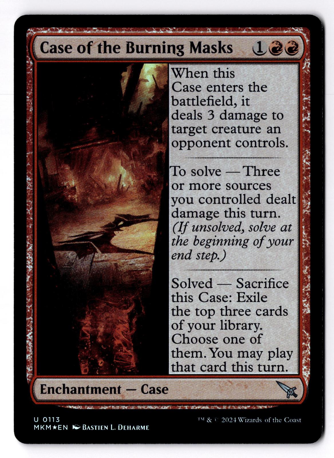 Case of the Burning Masks 113 Magic: The Gathering Foil LP