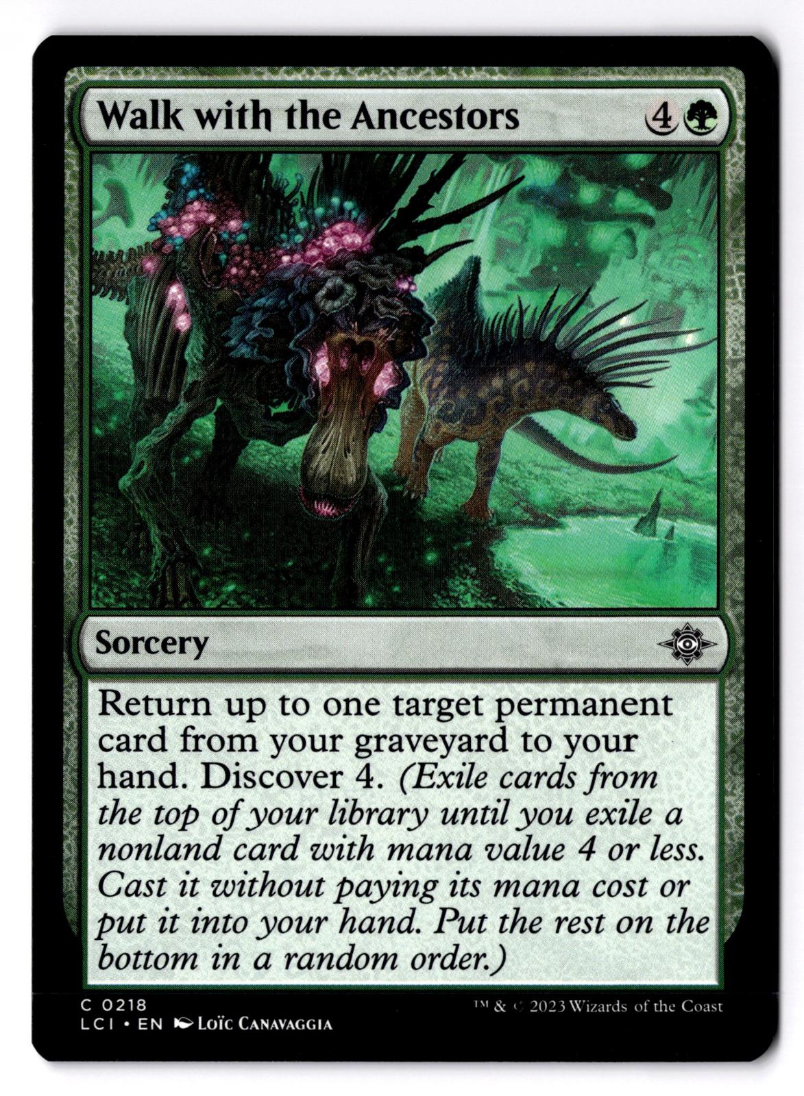 Walk with the Ancestors 218 The Lost Caverns of Ixalan Magic: The Gathering LP