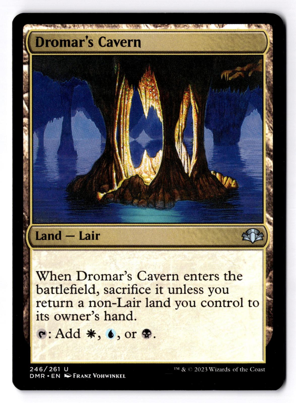 Dromar's Cavern 246 Uncommon Dominaria Remastered Magic: The Gathering MP
