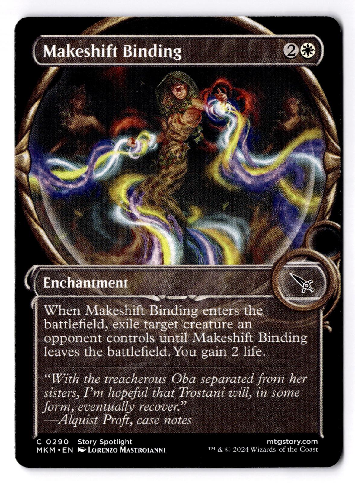 Makeshift Binding (Showcase) 290 Murders at Karlov Manor Magic: The Gathering LP