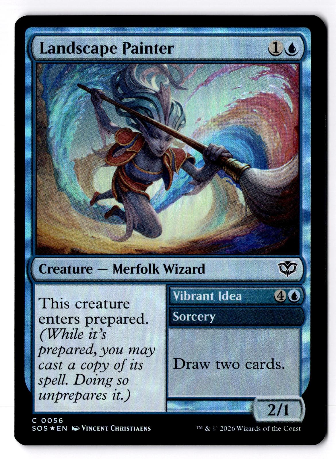 Landscape Painter 56 Common Secrets of Strixhaven Magic: The Gathering Foil LP