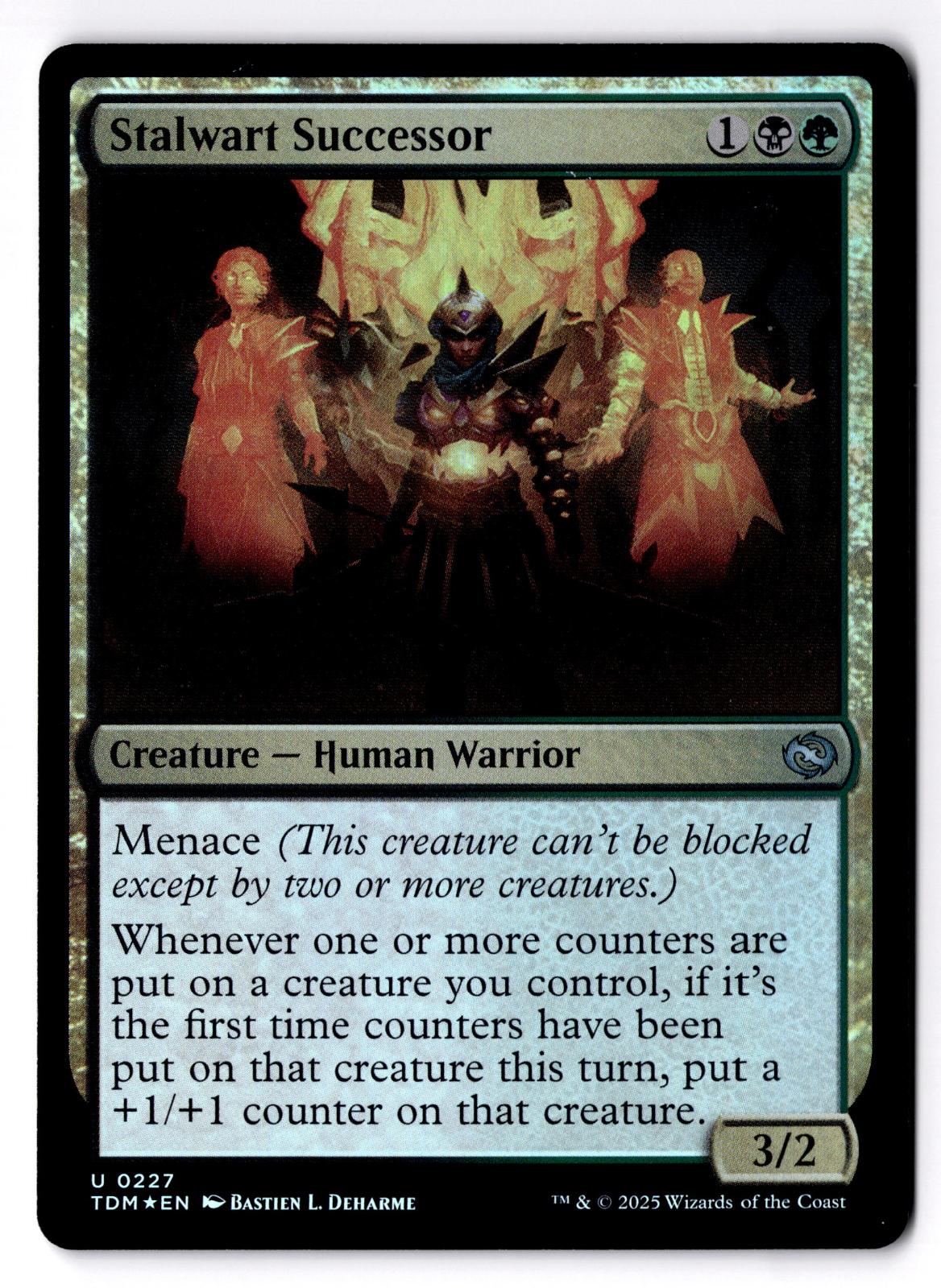 Stalwart Successor 227 Uncommon Tarkir: Dragonstorm Magic: The Gathering Foil LP
