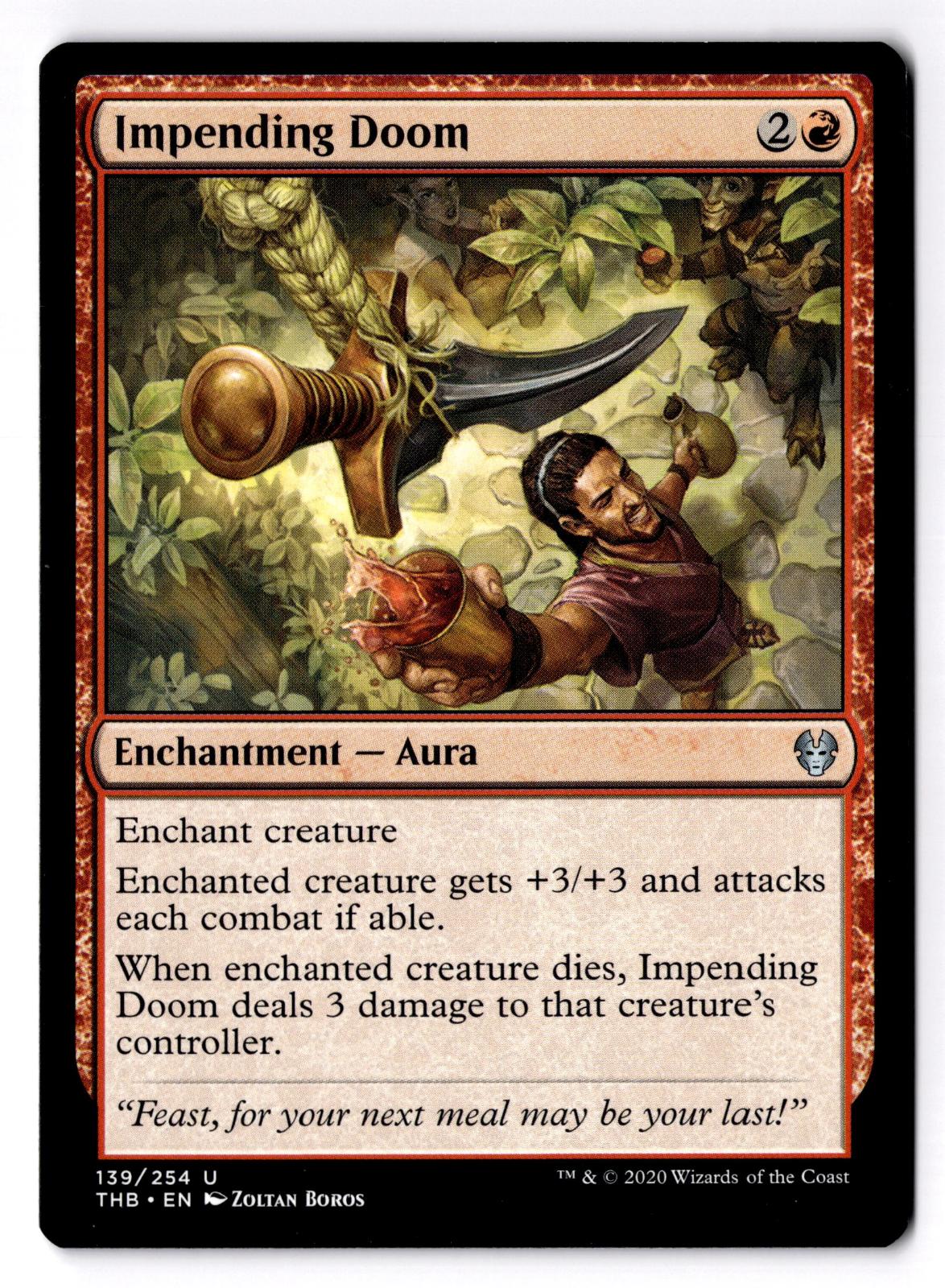 Impending Doom 139 Uncommon Theros Beyond Death Magic: The Gathering LP