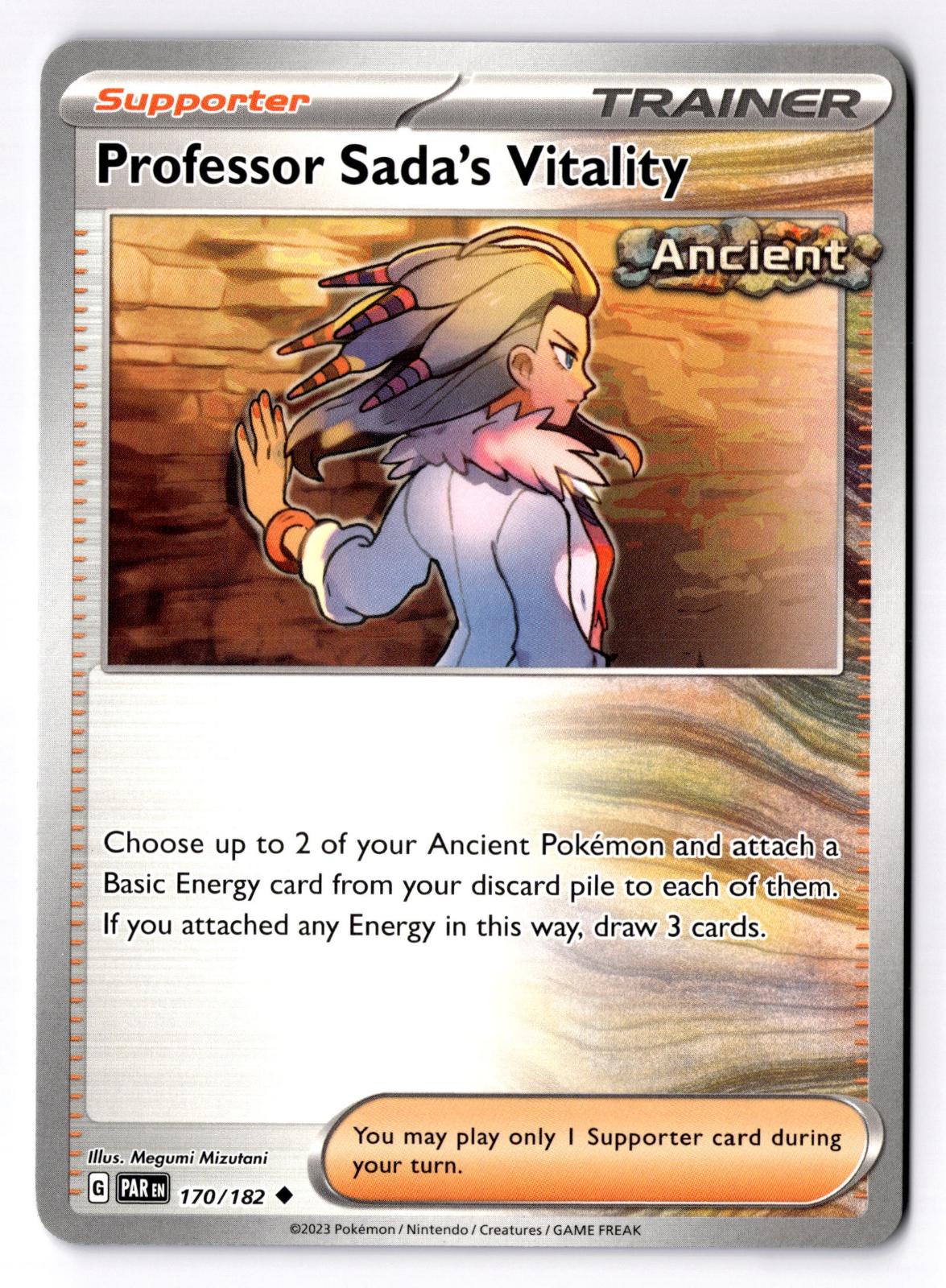 Professor Sada's Vitality 170/182 Uncommon Paradox Rift Pokemon Near Mint