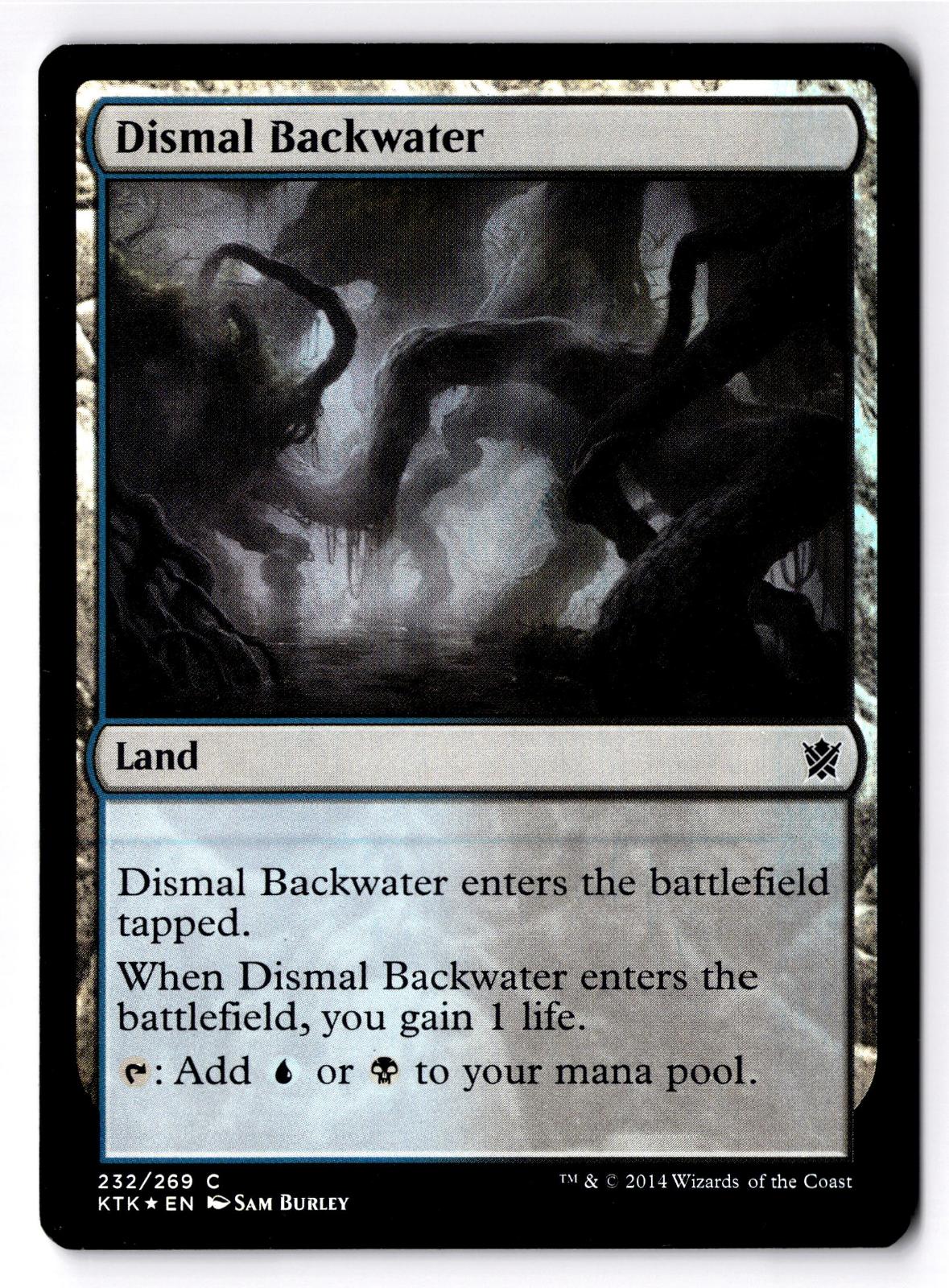 Dismal Backwater 232 Common Khans of Tarkir Magic: The Gathering Foil MP