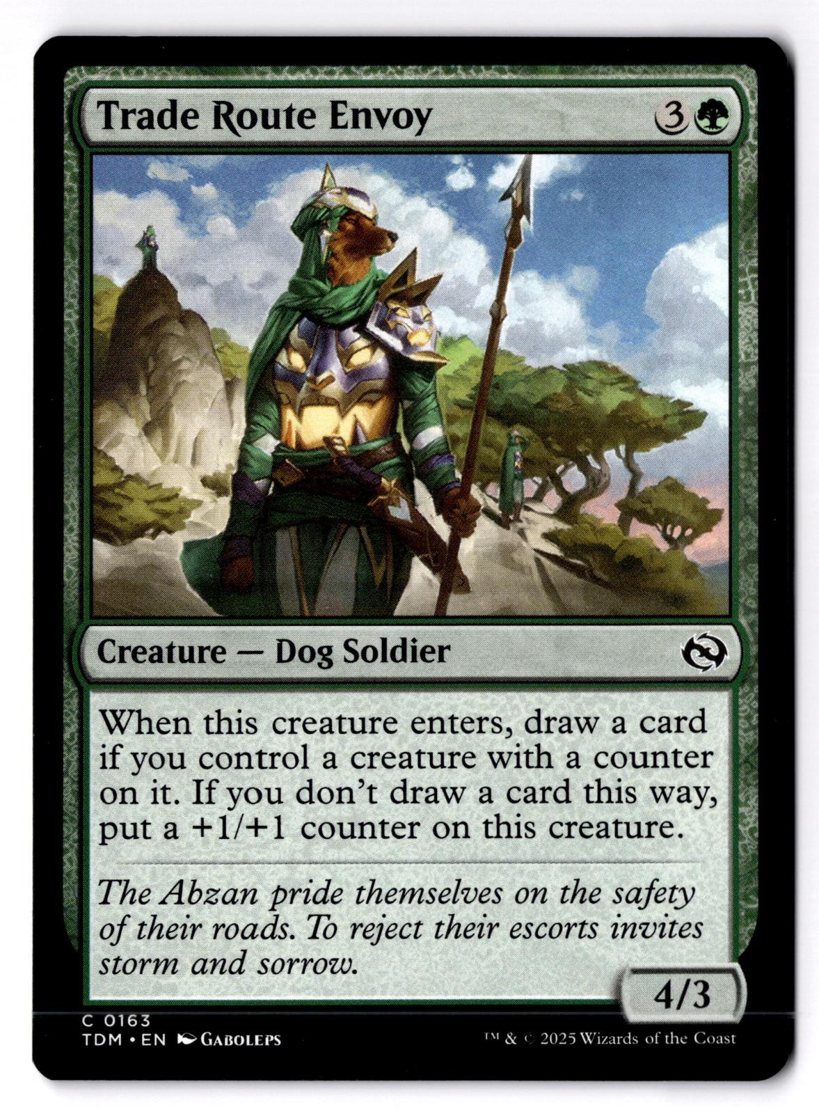 Trade Route Envoy 163 Common Tarkir: Dragonstorm Magic: The Gathering LP