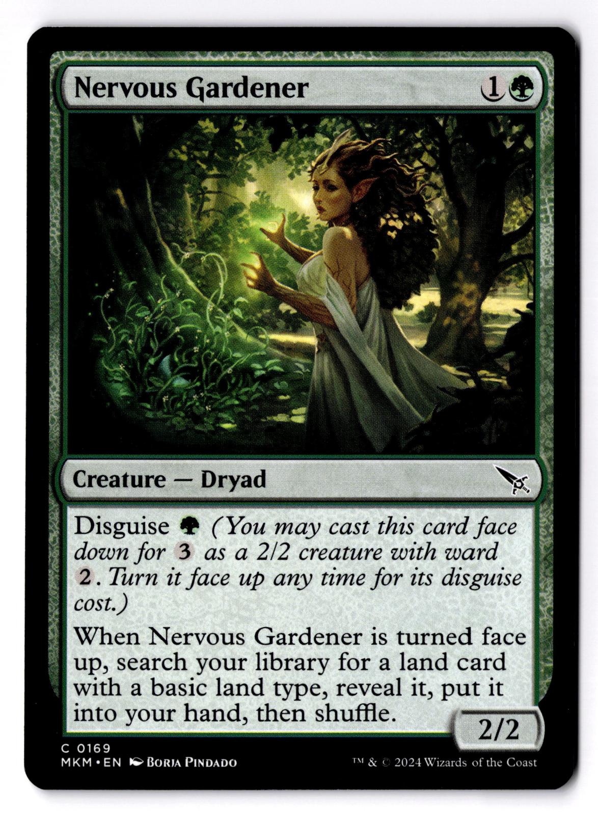 Nervous Gardener 169 Common Murders at Karlov Manor Magic: The Gathering LP