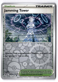 Jamming Tower 153/167 Uncommon Twilight Masquerade Pokemon Reverse Holo NM