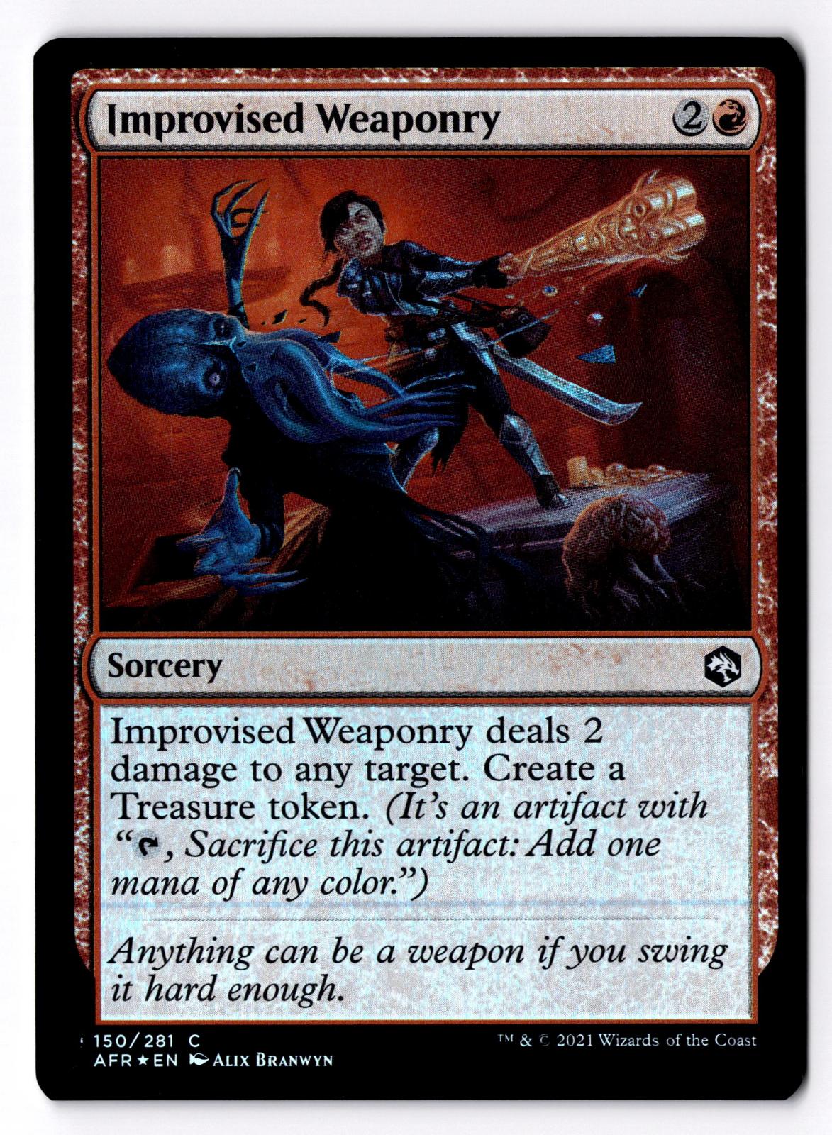 Improvised Weaponry 150 Adventures in the Forgotten Realms Foil LP