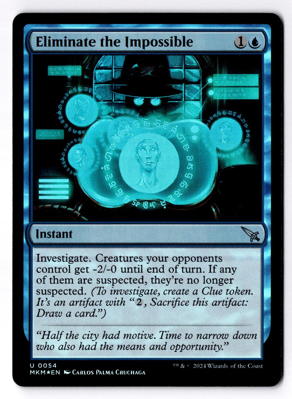 Eliminate the Impossible 54 Murders at Karlov Manor Magic: The Gathering Foil LP