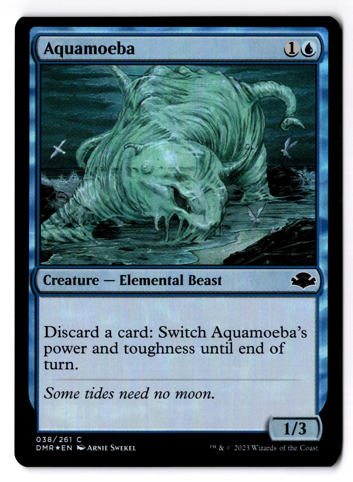 Aquamoeba 38 Common Dominaria Remastered Magic: The Gathering Foil LP