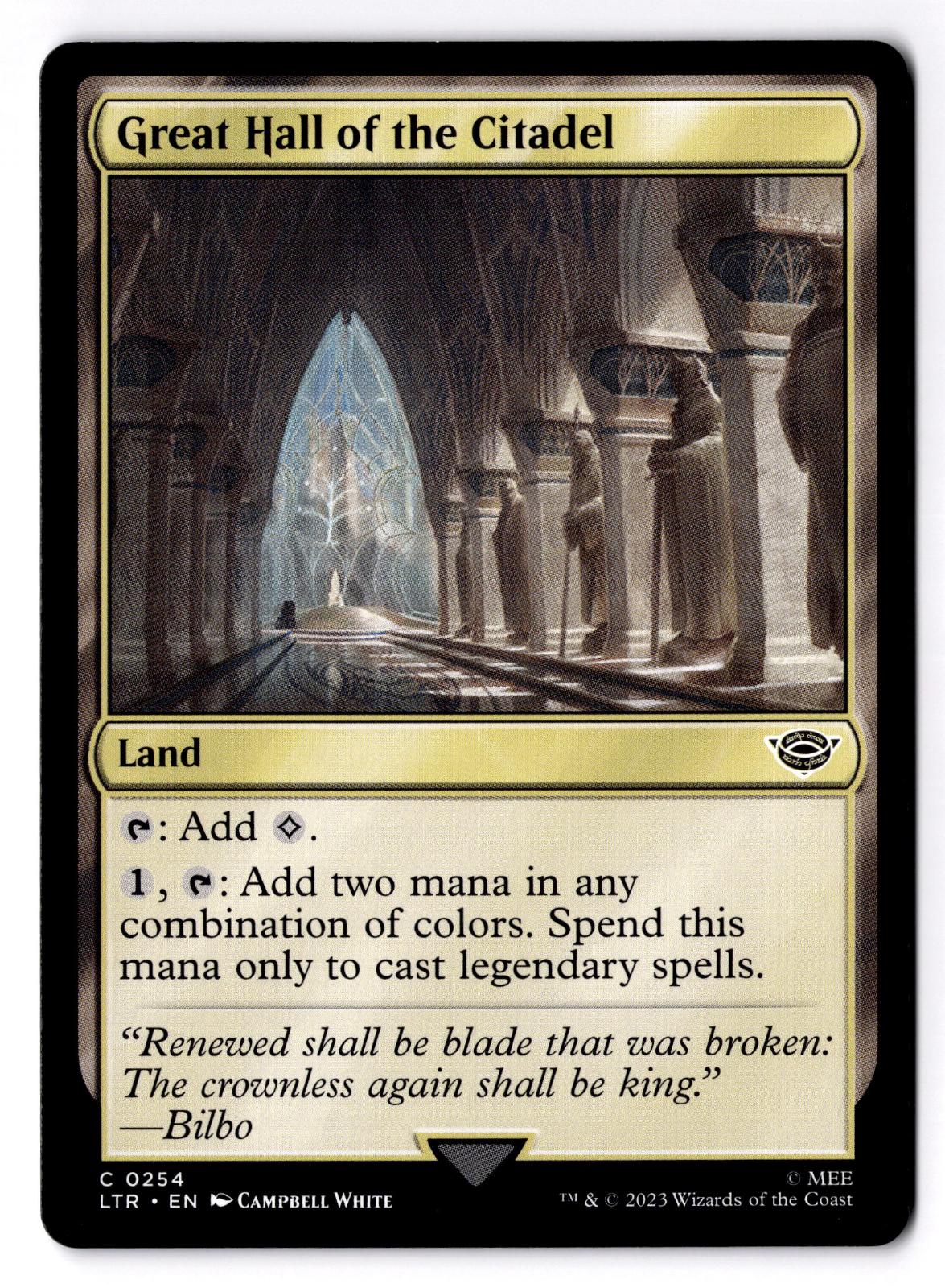 Great Hall of the Citadel 254 Magic: The Gathering LP
