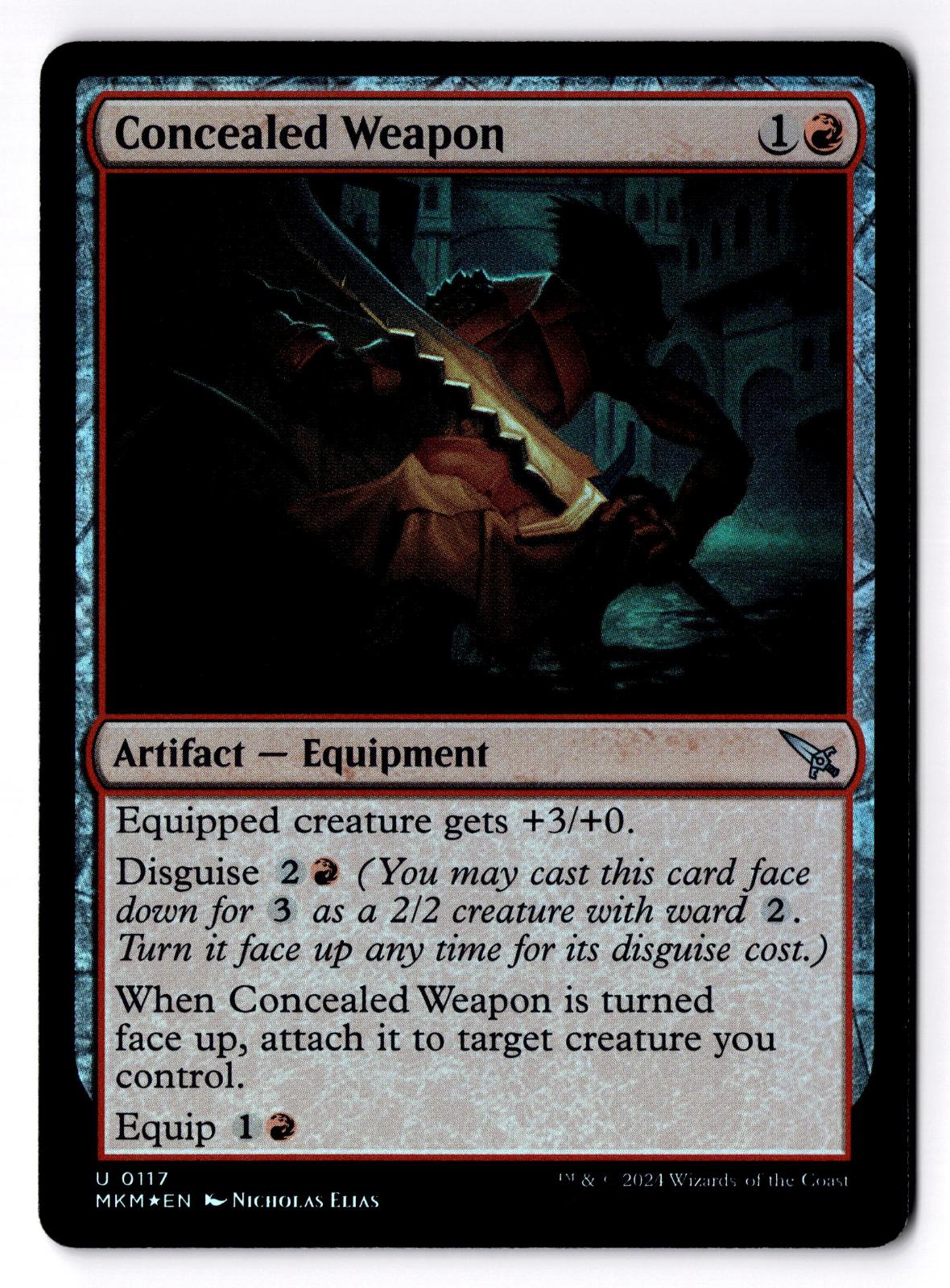 Concealed Weapon 117 Murders at Karlov Manor Magic: The Gathering Foil LP
