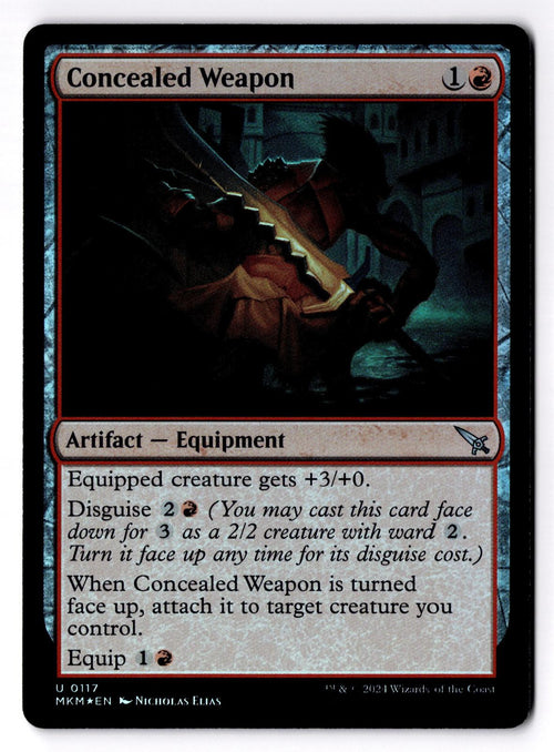 Concealed Weapon 117 Murders at Karlov Manor Magic: The Gathering Foil LP