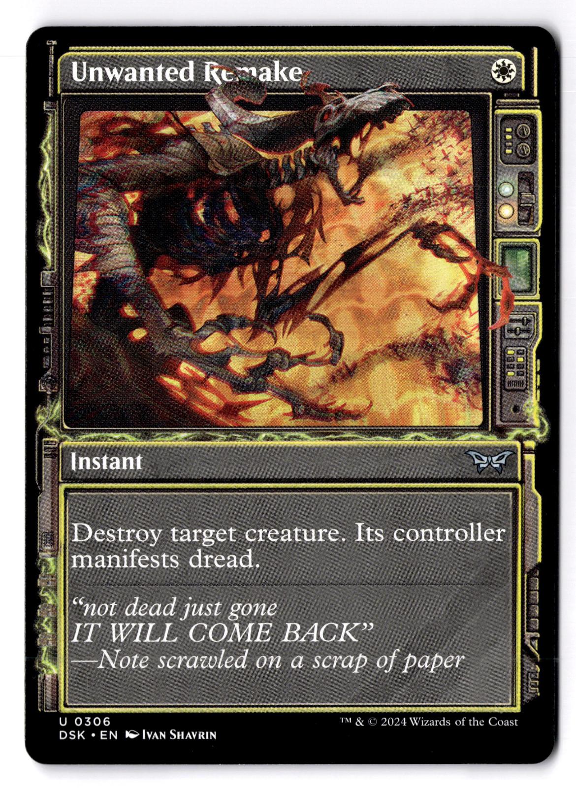 Unwanted Remake (Showcase) 306 Magic: The Gathering MP