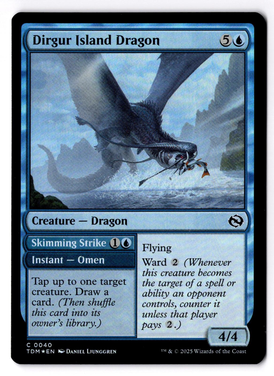 Dirgur Island Dragon 40 Common Tarkir: Dragonstorm Magic: The Gathering Foil LP