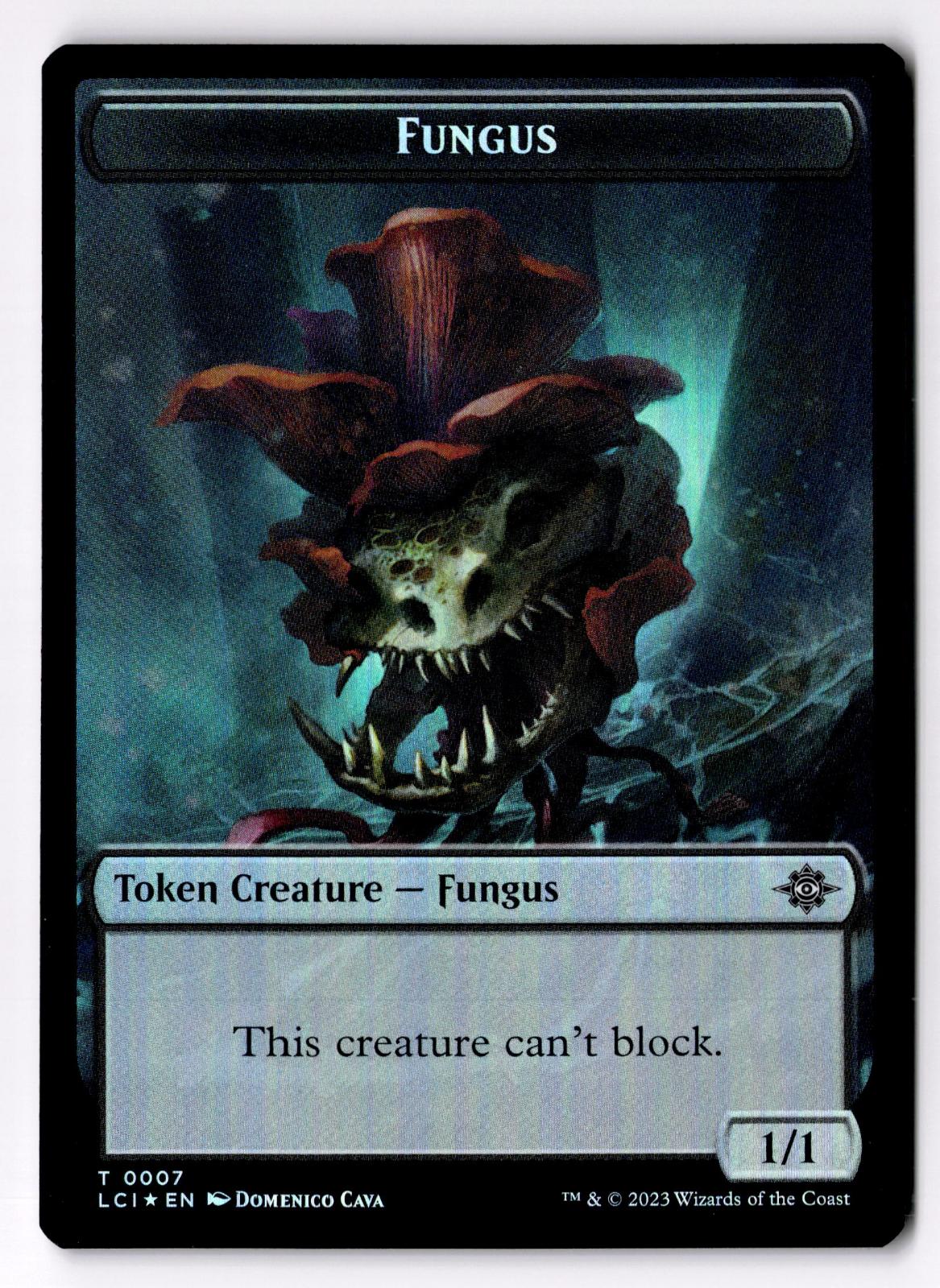 Gnome // Fungus Double-Sided Token 16 // 7 Magic: The Gathering Foil LP